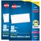 Avery Printable Easy Peel Return Address Labels, 0.5" x 1.75", Sure Feed, 2 Pack, 4000 Labels Total (5637)